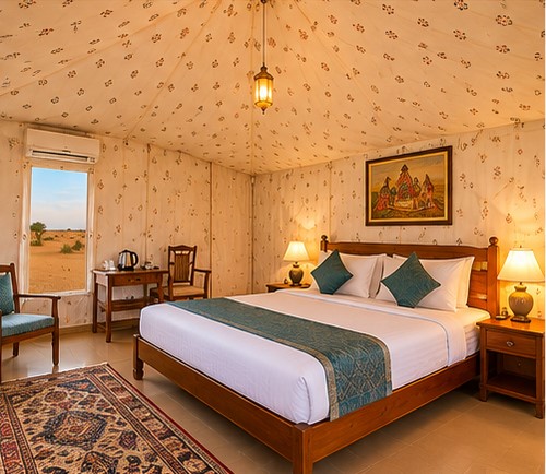 Luxury Swiss Tent Interior